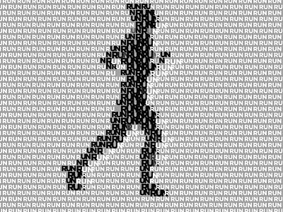 RUN animation cavalryapp motion motion design motion graphics typography