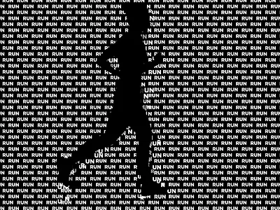 RUN animation cavalryapp motion motion design motion graphics typography