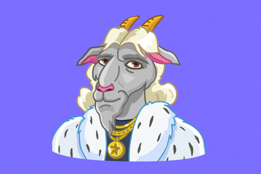Goat adobe aftereffects animal animated animation character crypto emoji goat illustration nft sticker telegram