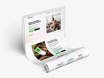 Landing page design, insolvency web design website design