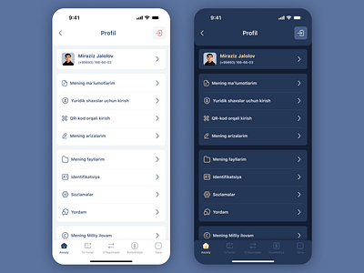finance profile design finance profile ui