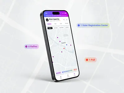 League of Women Voters App Concept app branding native app product design ui