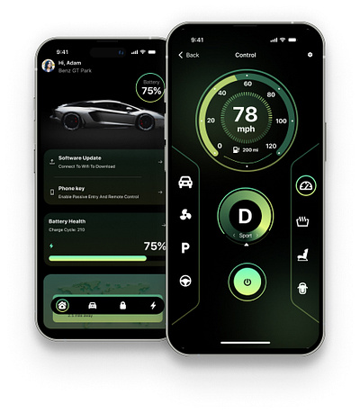 Car Mobile App app design car figma mobile app