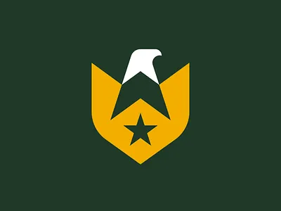 Airborne To Be Wild airborne army ben stafford bird branding design eagle geometric graphic design illustration logo mark military patch shield star united states usa