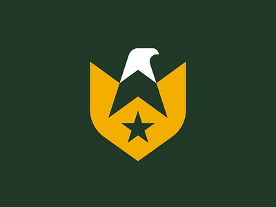 Airborne To Be Wild airborne army ben stafford bird branding design eagle geometric graphic design illustration logo mark military patch shield star united states usa