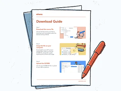 Download Guide 1 pager flyer graphic design how to design instructional design layout marketing design