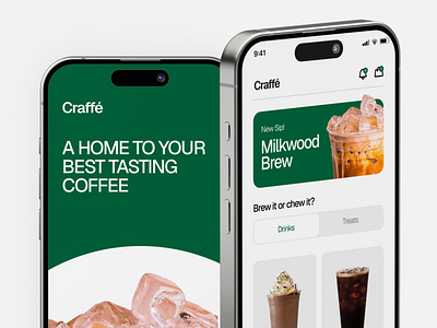 Coffee Shop App app design coffee coffee shop e commerce latte milk mobile mobile app design online shop ui ui design ux design