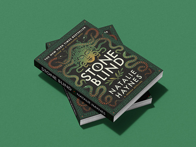 Stone Blind by Natalie Haynes adobephotoshop ancientgreece bookcover bookcoverdesign books coverdesign graphicdesign greekmythology illustration medusa mythology