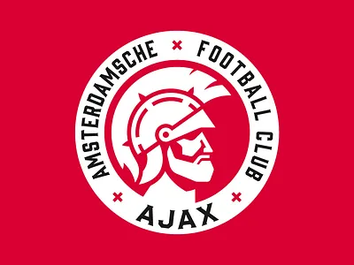 Ajax Logo Rebrand ajax amsterdam badge badgedesign brandidentity branding design football football badge graphic design logo logodesign soccer soccer badge sports branding sports logo visual identity