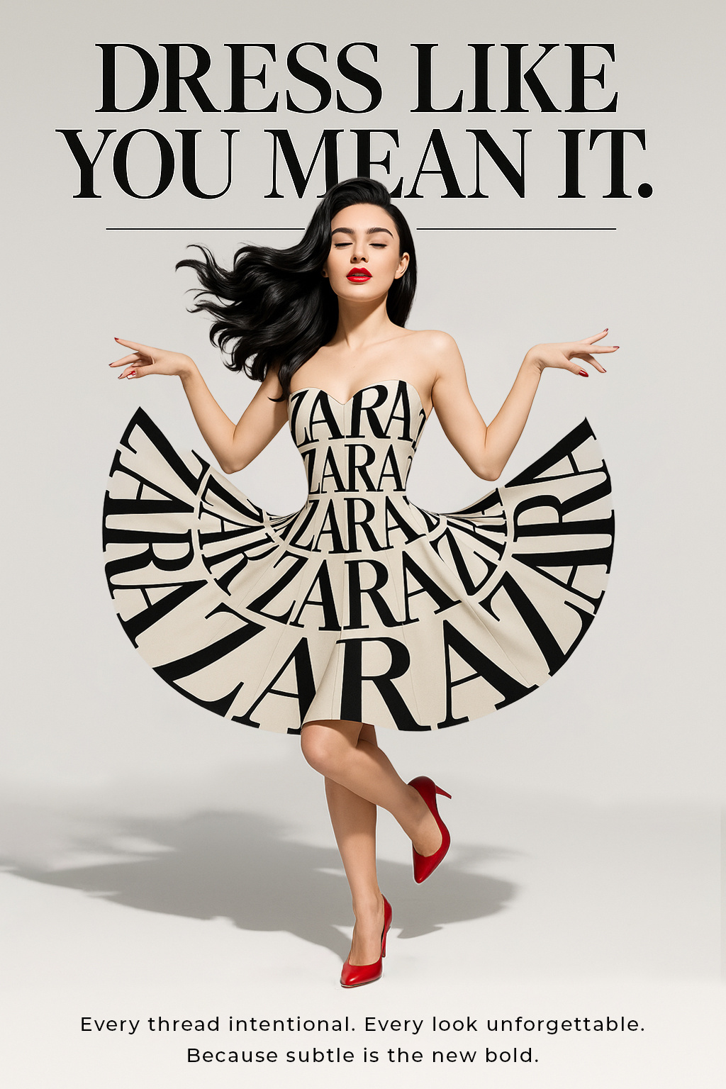 Ad of ZARA branding clothing brand design clothing logo facebook facebook ad facebook post design google ad graphic graphic design illustration instagram instagram ad instagram design linkedin social media design socialmedia post ui zara