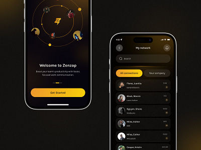 Online Communication App app design chat interface chatapp chatui clean communication app community conversion dark ui home management interface mobile mobile app online communication smart home social network ui designer uiux uxdesign video call