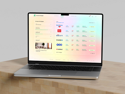 Mortgage & Loan Dashboard Design Template banking branding dashboard financial gradient loan loans mortgage payments product design real estate saas template tracker ui user panel ux web design web ui website