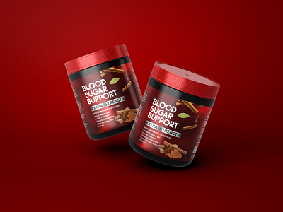 Blood Sugar Supplement Label Design branding design foodpackaging graphic design label packaging productdesign productlabel supplement supplementlabeldesign