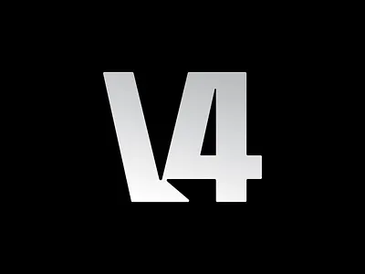 V4 blockchain branding crypto crypto branding crypto logo design graphic design initials logo lettermark logo logo minimal logo minimalism modern logo monochrome monochrome logo simple v4 v4 logo v4 monogram