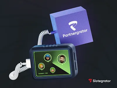 Partnergrator – Visualizing Digital Connections 3d 3d render 3dmodeling 3drender blender