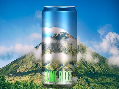 Peak Energy- Lime Ridge Flavor branding design graphic design logo package design