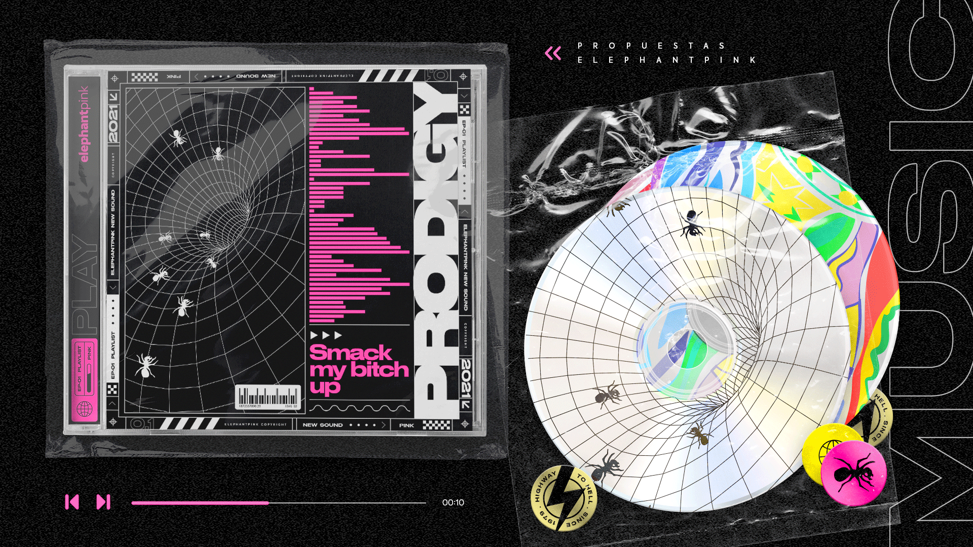 Diseño CDs Música / EP cd design graphic design illustration music vector