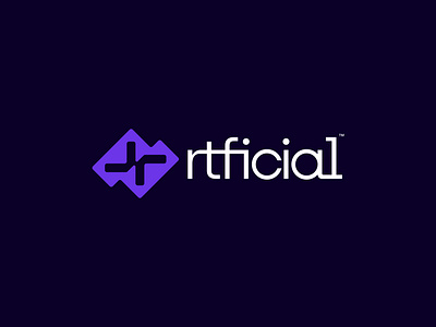 Rtficial ai artificial branding branding agency code futuristic logo intelligence letter r lettermark logo agency logo design logo designer logo exploration logo icon modern logo purple logo symbol technology unused logo vector