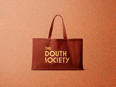 The Douth Society | Tote Bag Typography bag brand branding design graphic design logo mockup type typography vector