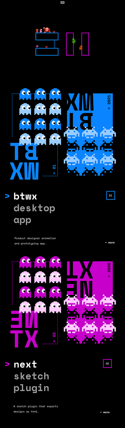 old portfolio explorations gaming ui ux