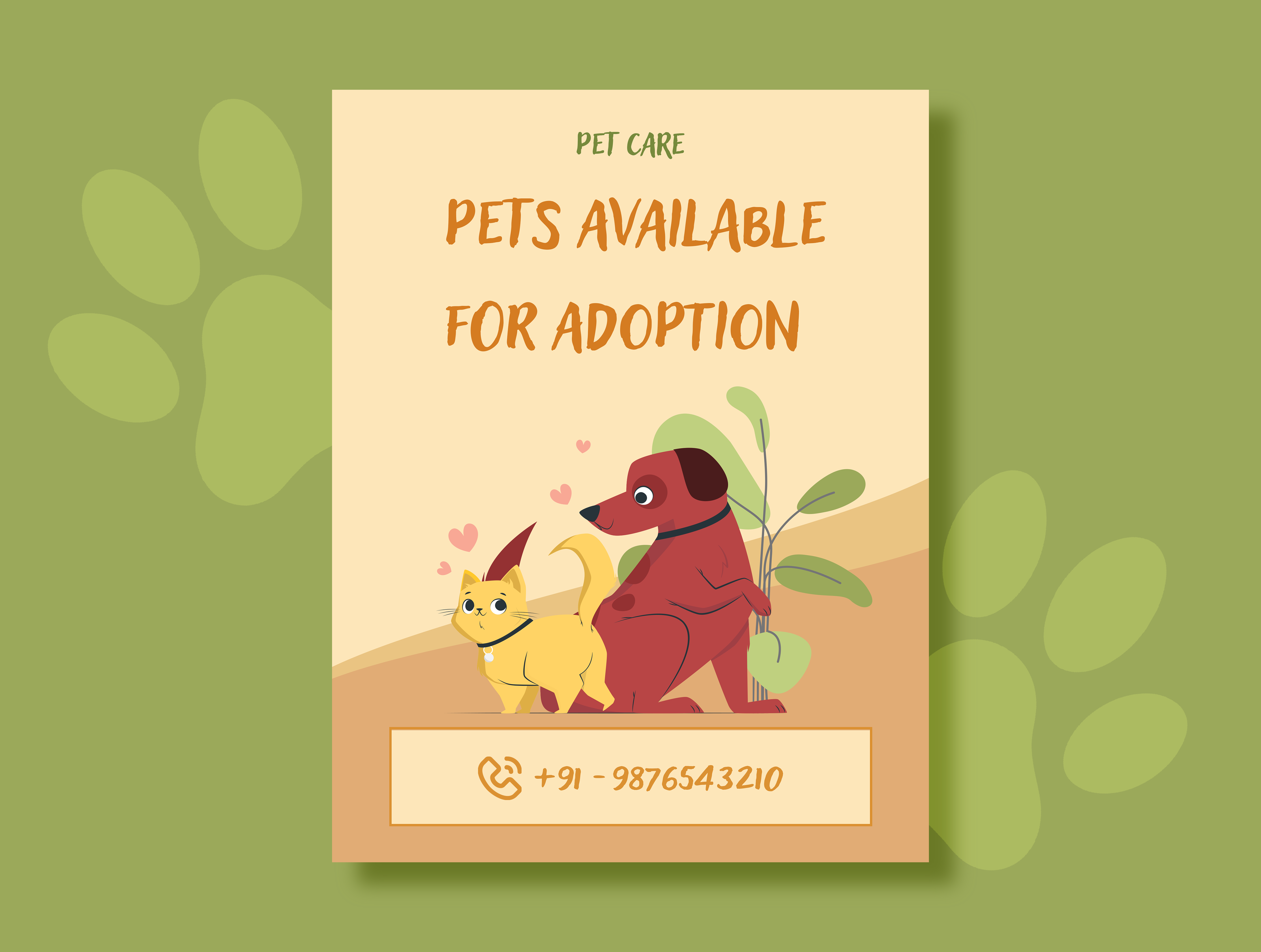 Pet Care Poster Design adobe illustrator adobe photoshop design flyer design graphic design illustration photoshop poster design social media post vector vector illustration