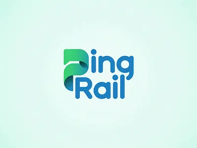 Modern Tech Logo Design for “PingRail” Messaging Platform branding design graphic design illustration logo logo design typography ui ux vector