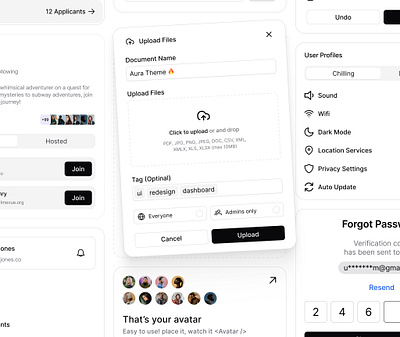 🧩 Design System Cards card clean design figma graphic design illustration logo ui vector