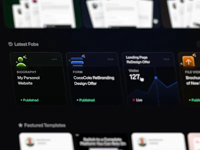 🔮 Dark AI Cards figma graphic design illustration logo ui vector