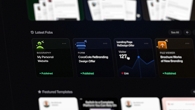 🔮 Dark AI Cards figma graphic design illustration logo ui vector