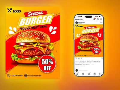 design creative social media posts burger creative design design stories facebook ads graphic design instagram post social media creative social media post