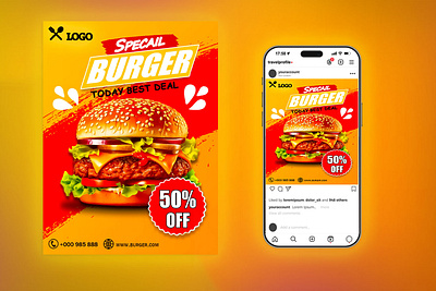 design creative social media posts burger creative design design stories facebook ads graphic design instagram post social media creative social media post