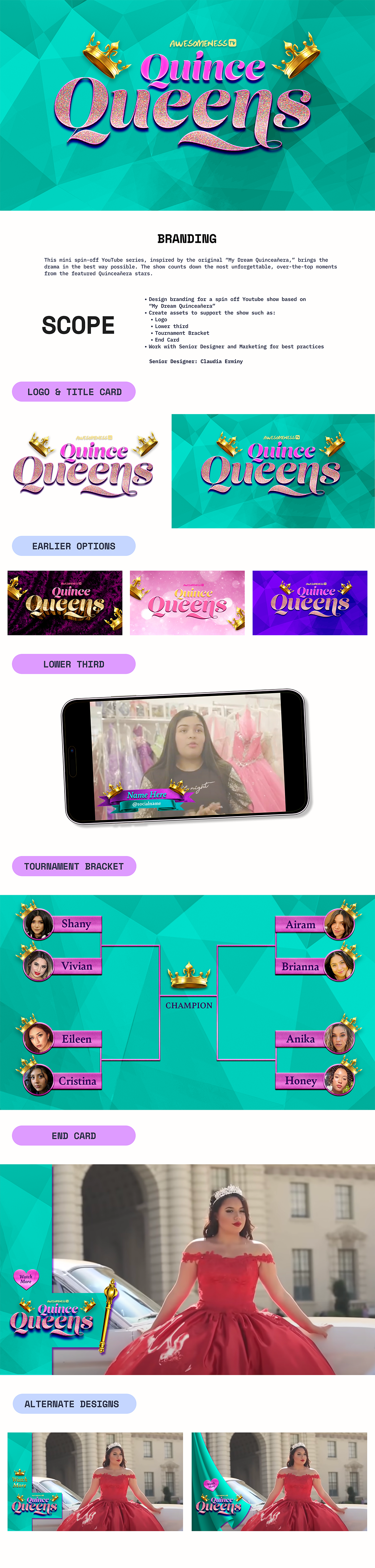 Quince Queens | Branding branding graphic design logo