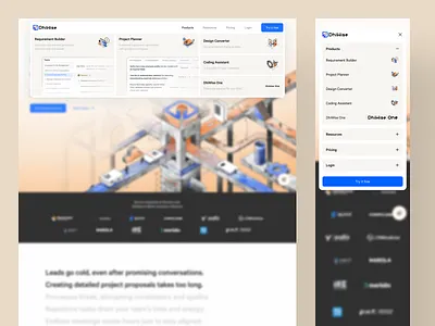 DhiWise – Clean, Functional Header Menu UI branding cleanui design dhiwise figmadesign headerdesign illustration logo menuux minimalui navbar navigationbar productwebsite responsivedesign saasdesign ui uicomponent uxdesign webdesign websiteredesign