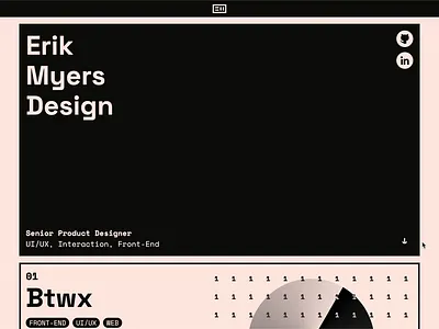 old portfolio explorations ui ux