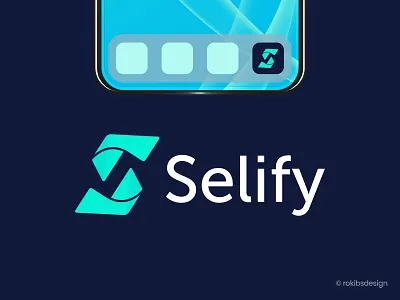 Logo design for Selify | modern s letter app brand identity branding clean color colorful flat gradient letter lettermark logo logo designer logos minimalist modern monogram simple