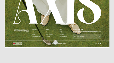 Premium Footer Layout – Store branding footer store ui ux
