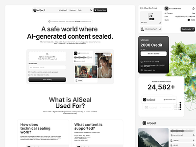 SaaS Web Template ai saas ui ux web