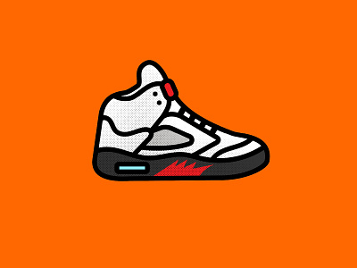 Jordan V Illustration branding design graphic design logo logo design nike oregon sports