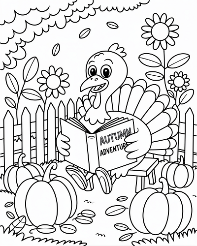 Bold and Easy for coloring pages pod