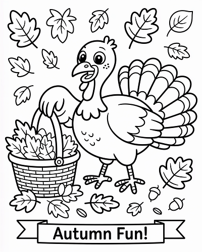 Bold and Easy for coloring pages pod