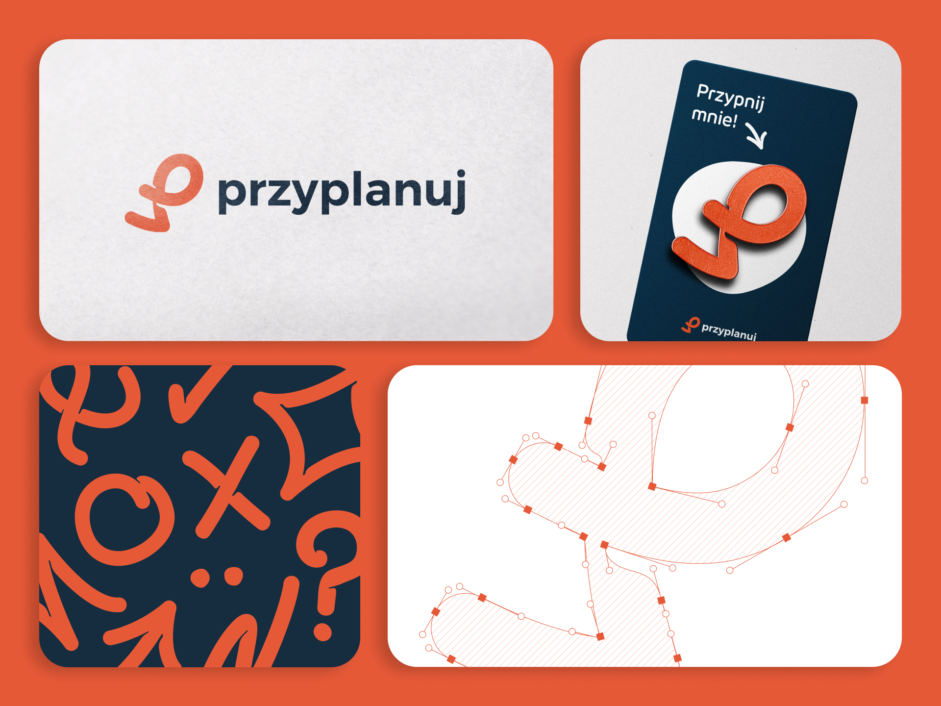 Branding Przyplanuj brand brandbook branding gadgets guideline identity logo logotype mark materials naming online planner planning strategy