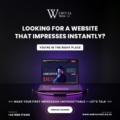Social Media Post Design for the Service Website Development branding design graphic design illustration logo logo design social media post design typography ui ux vector website develo