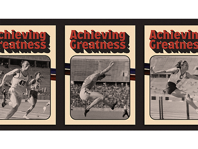SERMON SERIES: ACHIEVING GREATNESS church church media design graphic design illustration message series sermon series