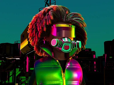 Curly Mood 3danimation 3dart 3dcharacter 3dillustration cgi characterdesign charactermodeling digitalart nft nftart nftcharacter nftcollection nfttoken scifi space