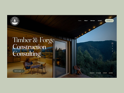 Forge & Timber Website Redesign clean cleanui creative defrancedigital design green interface landing landing page minimaldesign modernweb scroll animation typography ui ui design ux web design web development webflow