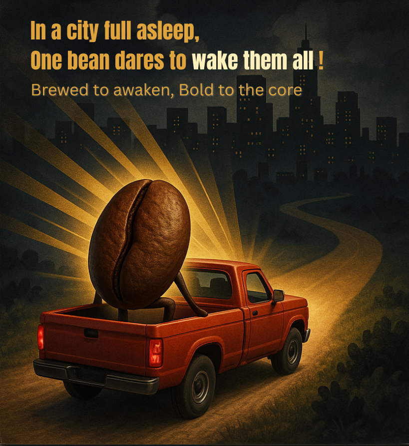 Coffee Bean Ad Poster Design design graphic design illustration illustrator poster design