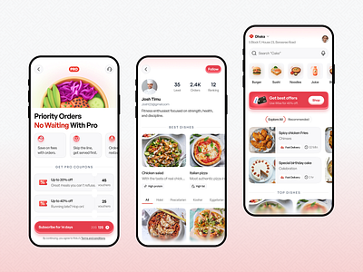 Interactive Restaurant Menu App app ui design design system food app ui food menu app food menu app ui food app interactive menu menu app mobile app mobile app ui mobile ordering ordering app restaurant ux ui ux ux flow