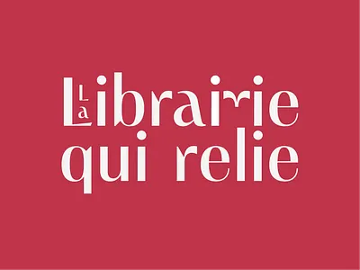 La Librairie qui relie branding design identitydesign logo logo design logodesign typography