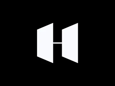 H brand branding h identity logo