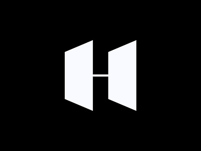 H brand branding h identity logo
